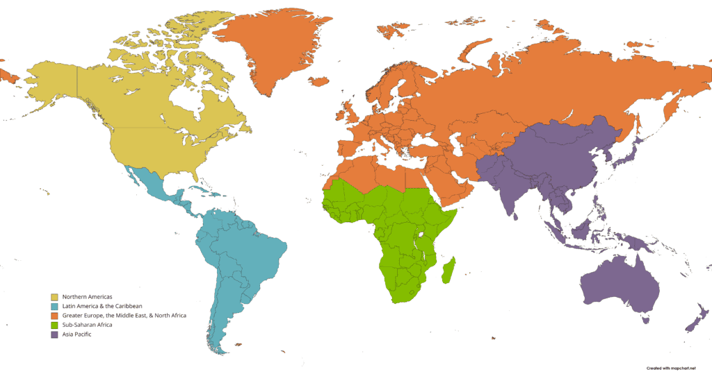 SWE Global Regions