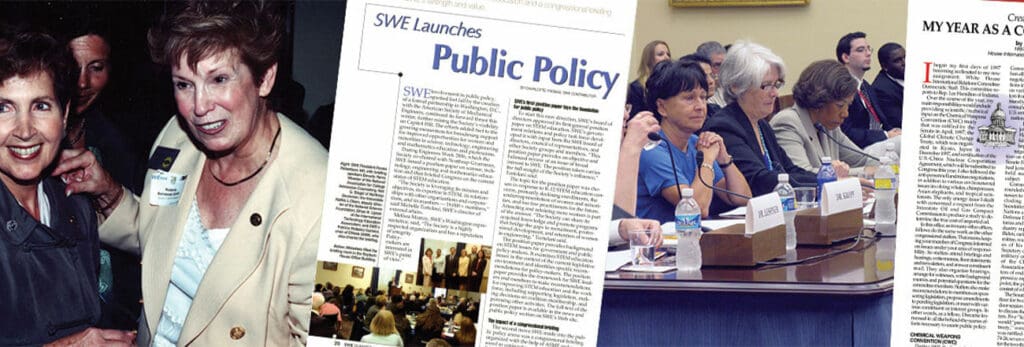 scrapbook image of articles and headshots