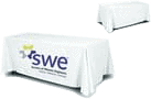 SWE Logo Customizable 6 Foot 4-Sided Tablecloth