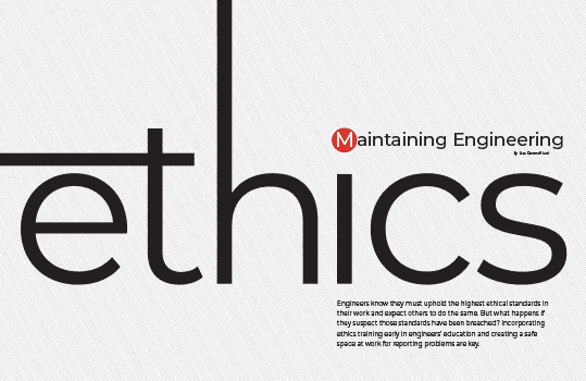 SWE Magazine Wins 2 National and 5 Regional Awards of Excellence 2 SWE Conference 2024 Ethics spread