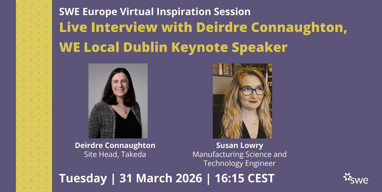 Live Interview with Deirdre Connaughton WE Local Dublin Keynote Speaker Session Graphic