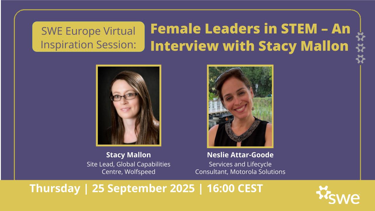 Female Leaders in STEM – An Interview with Stacy Mallon graphic