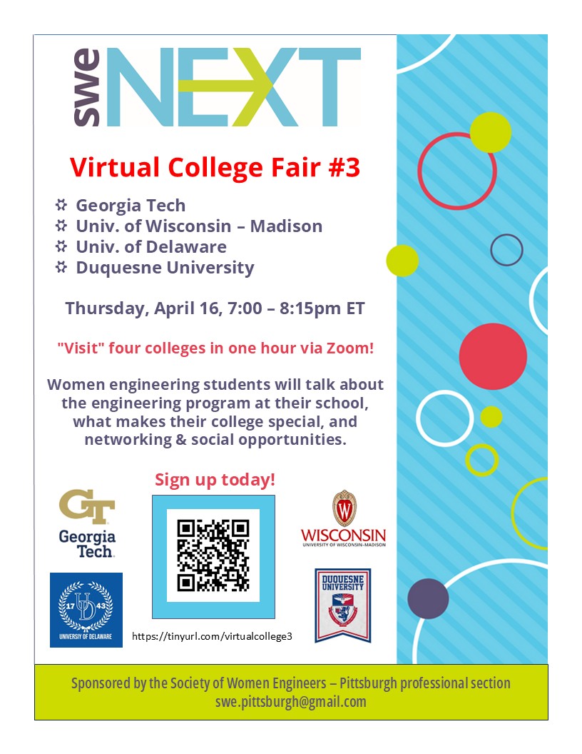 Flyer for Virtual College Fair