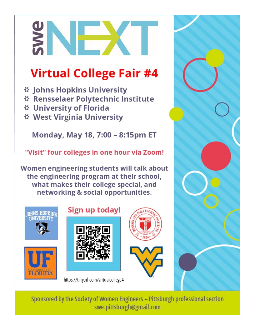 Flyer for Virtual College Fair